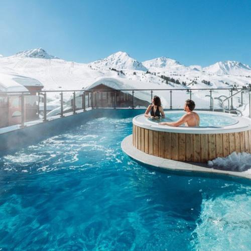 Duplex 6P A Belle-Plagne Appartement La Plagne Buitenkant foto